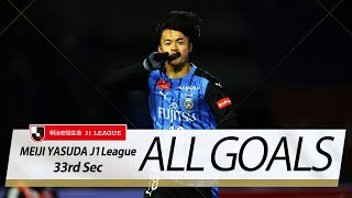 Ｊ１第33節の全ゴールまとめ！ALL GOALS:明治安田生命Ｊ１第33節