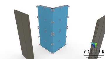 Vitrabond or Vitradual non-combustible rivet fix full system animation