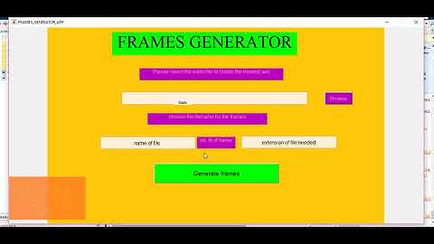 How to make frames from video