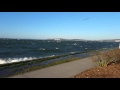 Alki Beach with a King Tide and strong Northerly Winds
