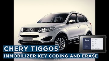 Chery Tiggo - Key Programming and Erase with G-scan3
