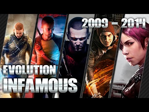 Видео: Evolution of Infamous Games | 2009 - 2014