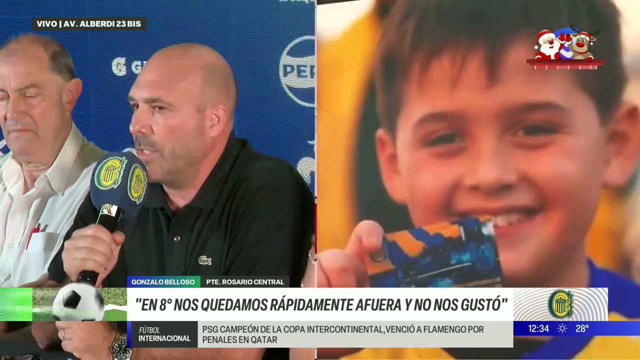 Conferencia de prensa de Belloso