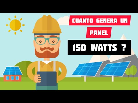 Video: ¿Cuántos amperios tiene un panel solar de 150 vatios?