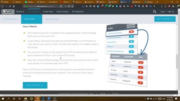 AlienVault OTX Threat Intelligence Feed Endpoint Setup
