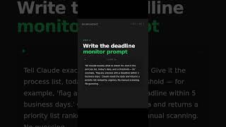 AI Deadline Monitor Setup #Shorts