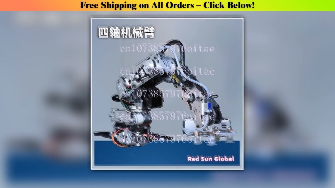 4-Axis Stepping Manipulator Industrial Robot Model 24D with Gravity Compensation Bluetooth Support