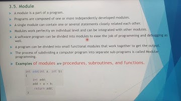 Module, scoping, part 4, chapter 3, problem solving techniques, unit 1, A. Jaya Mabel Rani.