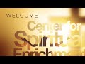 Live stream of the English service from the Center for Spiritual Enrichment,  June 5