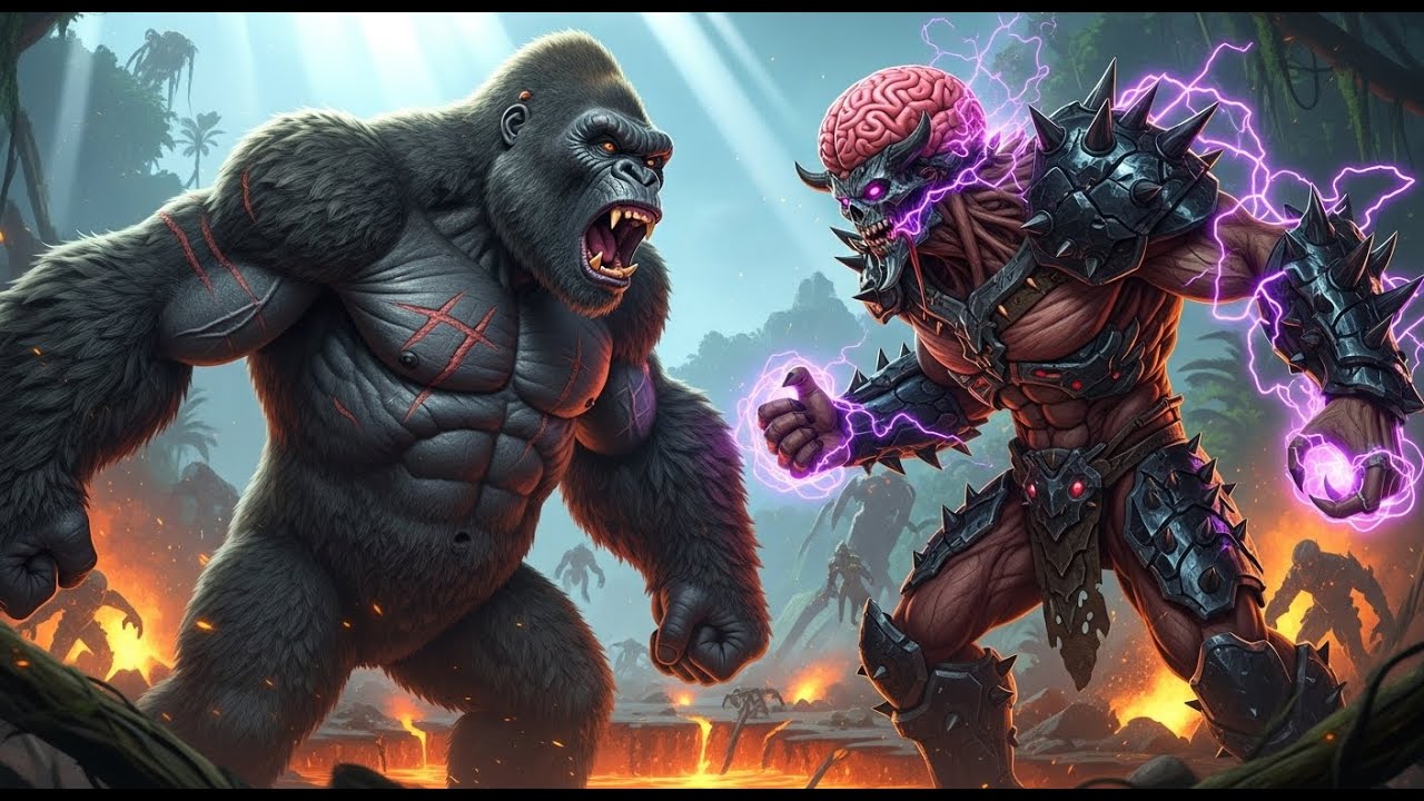 The King's New War: Skull Island's Survival Against Vexor's Pioneer Swarm!/King Kong movie