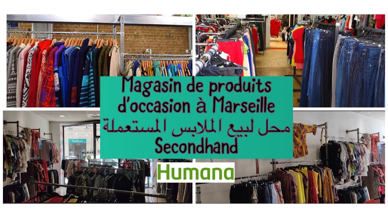 📸Magasin humana d’occasion à marseille /  لعشاق الماركات العالمية محل الملابس المستعملة secondhand