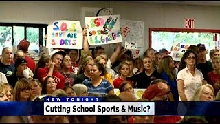 Calaveras County Parents, Students Protest Proposed Sports, Music Cuts