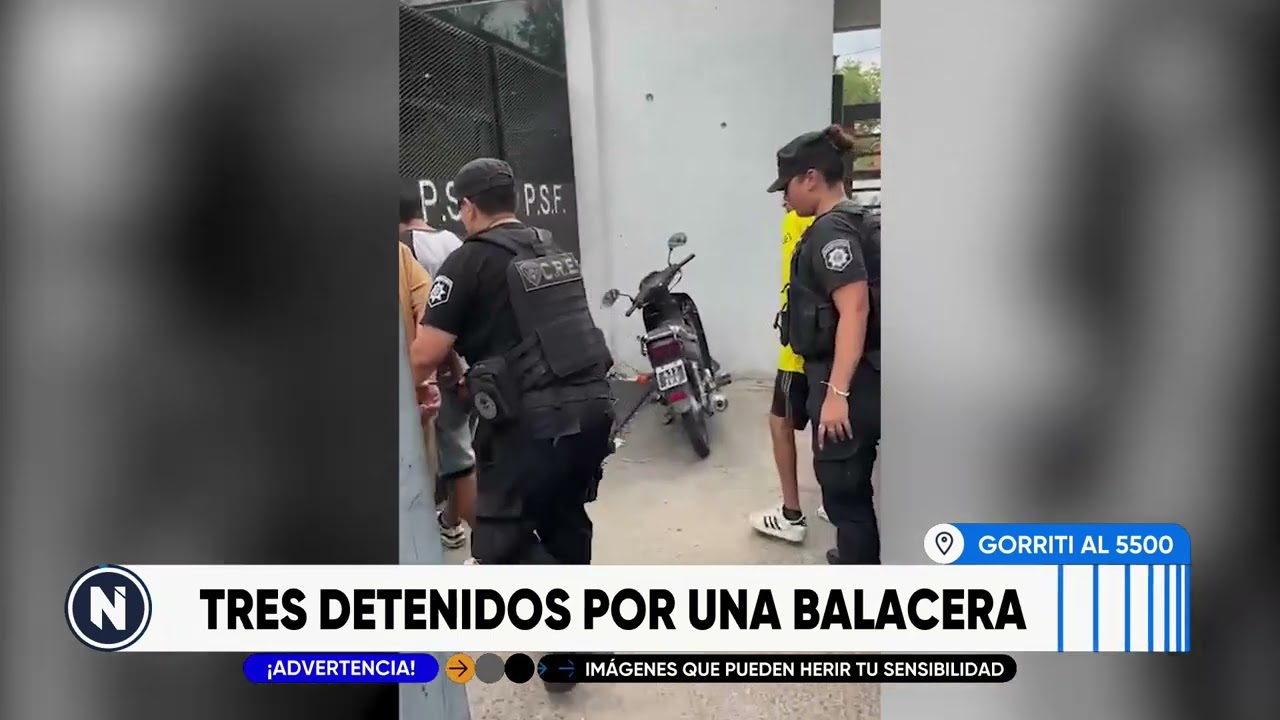 Tres detenidos por una balacera en zona oeste | TELEFE ROSARIO