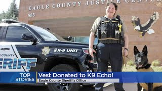 Eagle County Sheriff's K-9 Echo Gets Body Armor