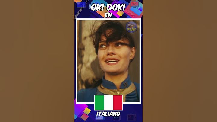 Oki Doki en diferentes Idiomas  #fallout  #cine #geek #series #amazon #ellapurnell #fallout4 #shorts