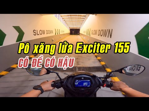 Video Review + Test ride bấy bá Pô xăng lửa Exciter 155 | - youtube