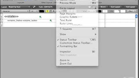FileMaker Tutorial - 113 - Varying a Report