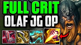 CRIT OLAF IS THE ULTIMATE 1v5 JUNGLER (CARRYING ALL LOSING LANES🧠) - League of Legends