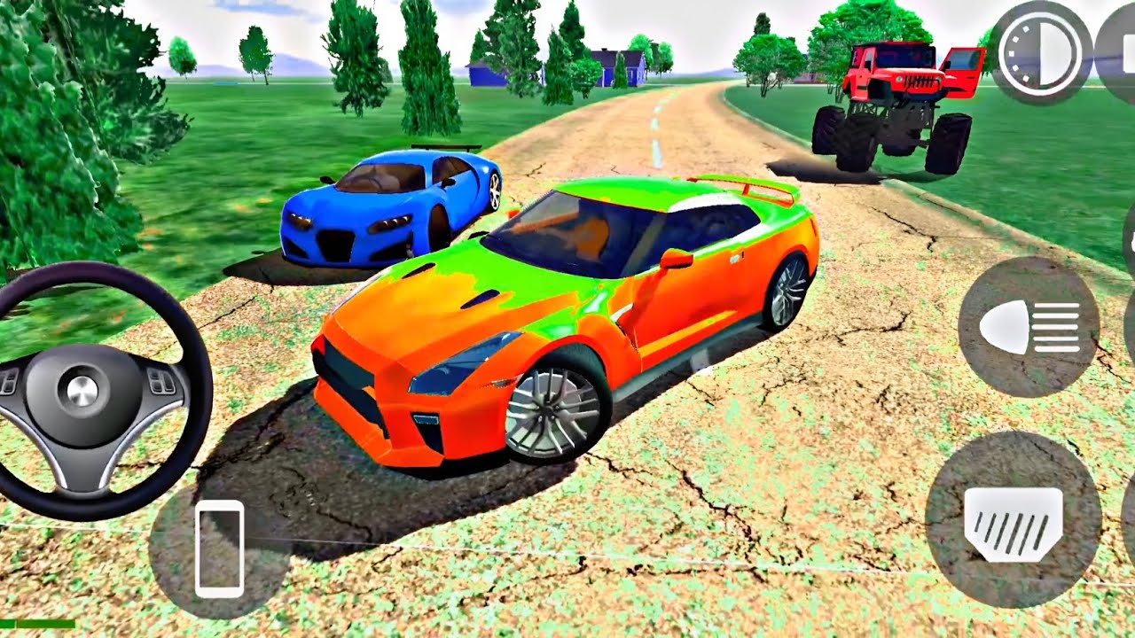 ​Monster Thar vs Supercars Speed Challenge सड़कों पर हैवी मॉन्स्टर मशीन का राज Indian Bike Driving 3D