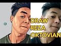 Draw youtuber 3  draw reza oktovian  vector vexel portrait photoshop