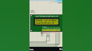 Capacitace Measurement using Arduino | Proteus Simulation