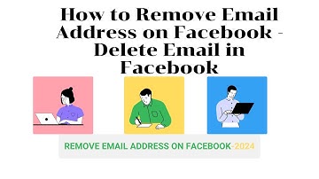 How to Remove Email Address on Facebook - Delete Email in Facebook