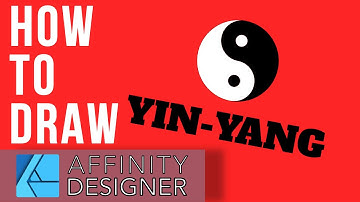 Affinity Designer for Beginners  How to Draw a Yin Yang Symbol