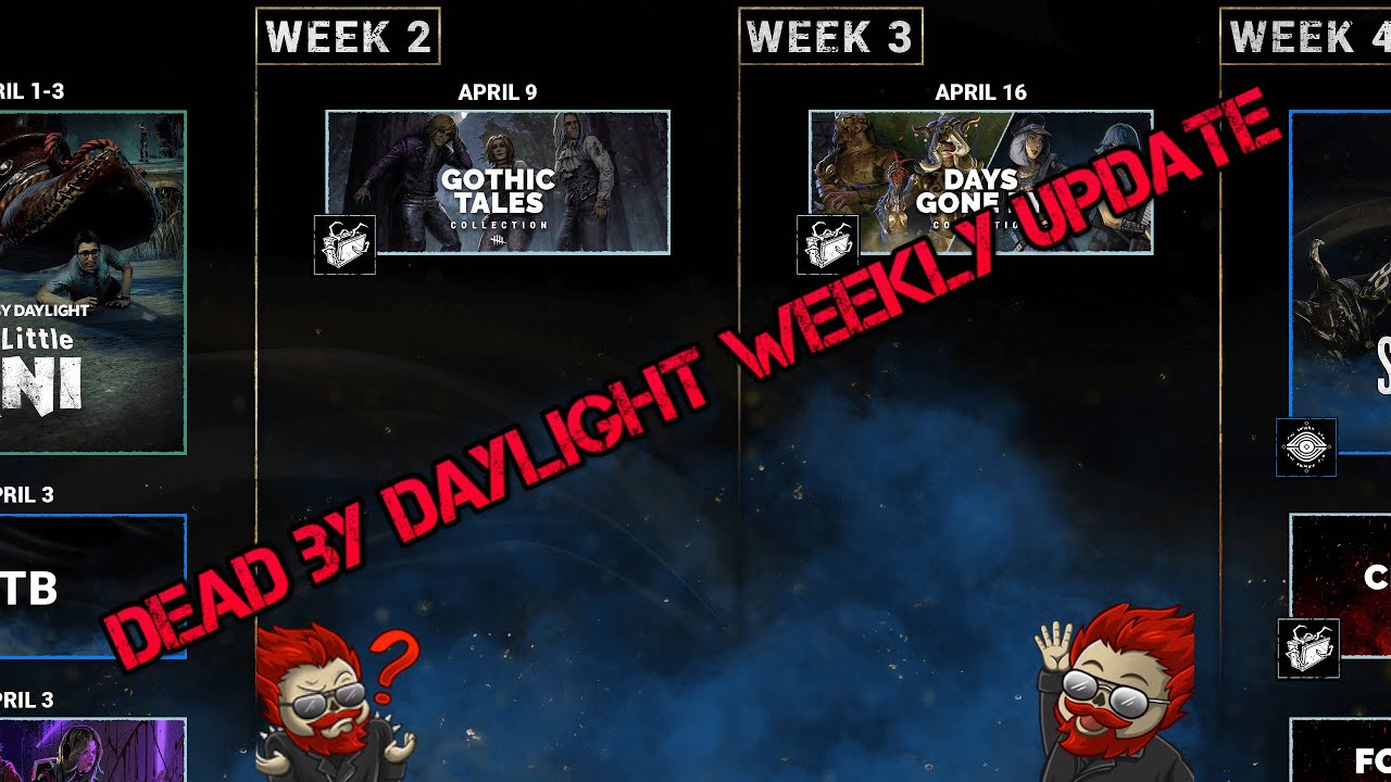 Dead By Daylight UPDATE! PATCH notes and April Road map! - YouTube