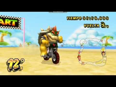 Mario Kart Wii Bowser Fails In Banana Cup