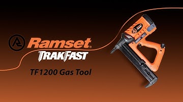 Ramset TF1200 Gas Tool: Use and Load Tutorial