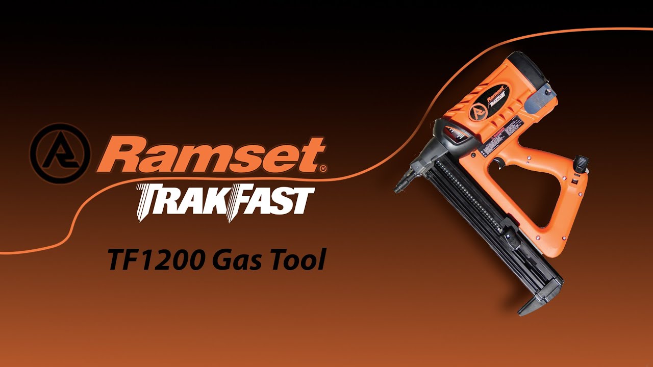 Ramset TF1200 Gas Tool: Use and Load Tutorial