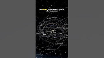 Alle planeten werden zo groot als de aarde 🤯 #ruimte #astronomie #universum