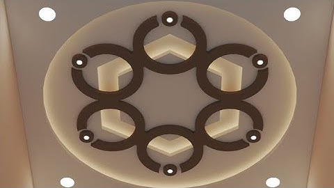 Hexagonal Circle Ceiling Design || Drawing By Ar Pop Design