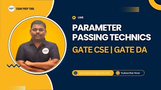 PARAMETER PASSING TECHNICS | GATE CSE | GATE DA