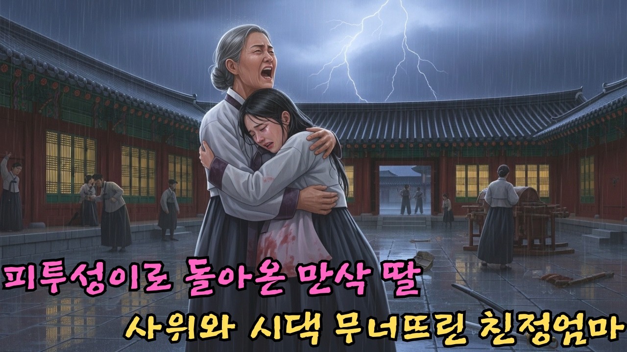 피투성이로 친정에 돌아온 만삭 딸을 보고 사위와 시댁을 무너뜨린 친정엄마  | 야담·민담·전설·설화·옛날이야기