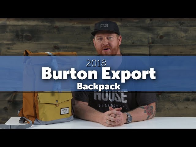 2018 Burton Export Backpack Review - YouTube