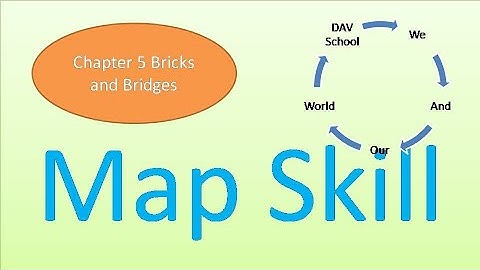 Map Skill Question Chapter 5 Bricks and Bridges Class 4 Social Science we & our world  DAV