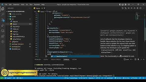 How to implement Google Pay in React JS application