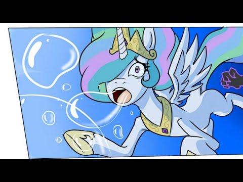 drowning is magic (a my little pony underwater drowning comic by darkenrok)