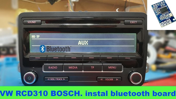 VW RCD 310 - Bluetooth module instal 