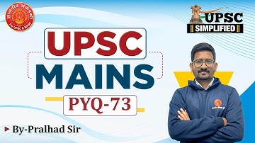 UPSC Mains answer writing- Social Justice PYQ:73 |By Pralhad Sir #upsc #upsc2023 #socialjustice