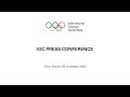 Ioc eb press conference  day 1 french