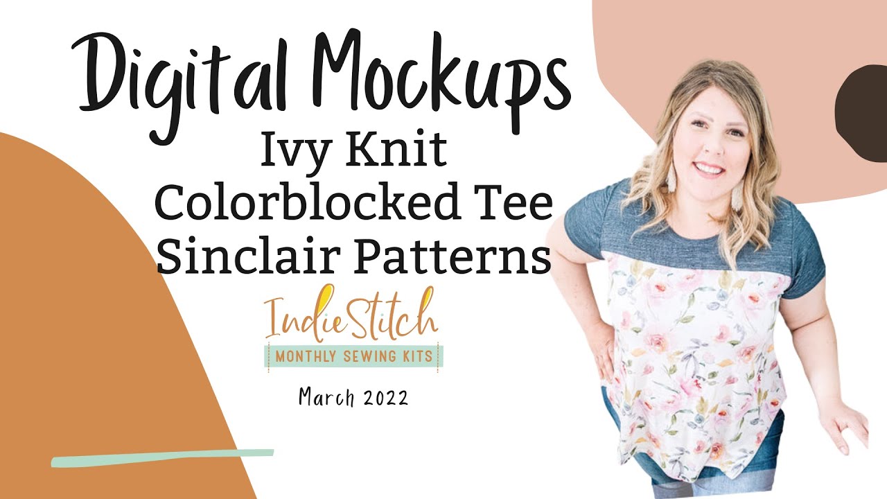 PhotoPea Tutorial - Digital Mockups for Sewing Pattern & Fabric