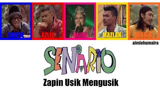 Video thumbnail of "[VIDEO LIRIK] Senario - Zapin Usik Mengusik"