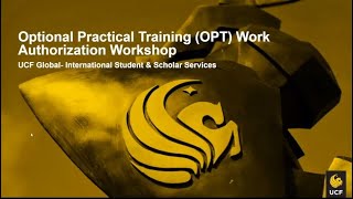 Optional Practical Training - Work Authorization Workshop