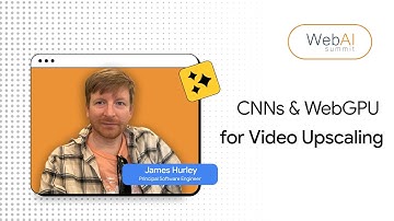 Real-time video upscaling using CNNs and WebGPU