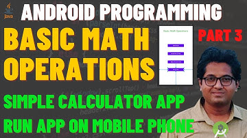 Arithmetic Operations in Android Studio | Add Two Numbers in Android App | Calculator App  | Part 3