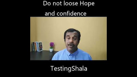 do not loose hope and have patience and confidence in you to get the job