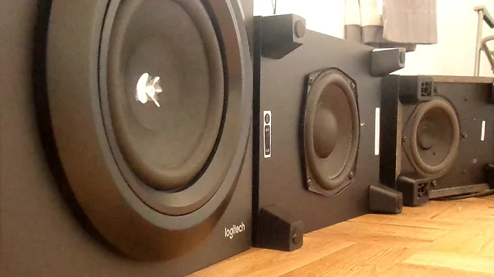 Logitech Z333 Z313 Creative T6300 Excursion Test