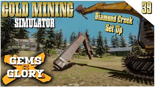 Setting Up at Diamond Creek - Gem's & Glory DLC | Gold Mining Simulator | [S02 D12] Ep 39 screenshot 5